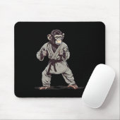 Karate Monkey Kickboxing Judo Jiu-jitsu Mixed Mart Mousepad (Mit Mouse)