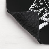 Karate Monkey Zeichnend Kickboxing Jiu-jitsu Mixed Mousepad (Ecke)
