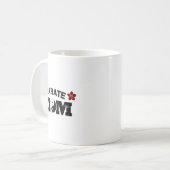 Karate-Mutter T-Shirt Kaffeetasse (Vorderseite Links)