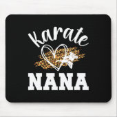 Karate Nana Leopard Karate Nana Grandma 1 Mousepad (Vorne)