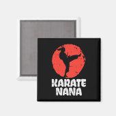 Karate Nana Ponytail Kick Japanisch Martial Arts G Magnet (Vorderseite/Rückseite)