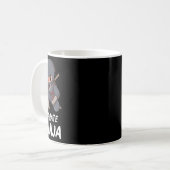 Karate Ninja Boy Funny Martial Arts Sports Kaffeetasse (Vorderseite Links)