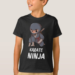 Karate Ninja Boy Funny Martial Arts Sports T-Shirt