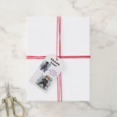 Karate Ninja Boy's Birthday Bash Danke Geschenkanhänger (Mit Garn)