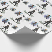 Karate Ninja Boys Geburtstagsbash Geschenkpapier (Ecke)