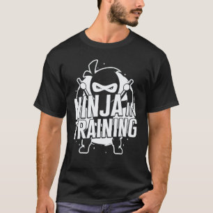 Karate-Ninja in Ausbildung Taekwondo-Kämpfer Karat T-Shirt