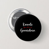 Karate Oma Karate Sport Lover Mütter Day Button (Vorne & Hinten)