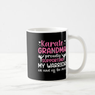 Karate Oma unterstützt meinen Krieger Karate Grand Kaffeetasse