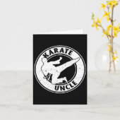 Karate Onkel Karate Kämpfer Onkel Karate Karte (Gelbe Blume)
