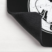 Karate Onkel Karate Kämpfer Onkel Karate Mousepad (Ecke)