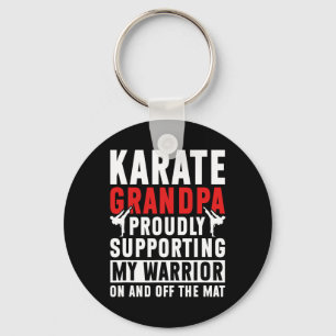 Karate-Opa unterstützt meinen Krieger Karate-Opa Schlüsselanhänger