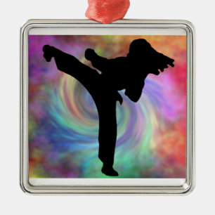 Karate Ornies Ornament Aus Metall