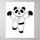 Karate Panda Crane Kick Poster (Vorne)