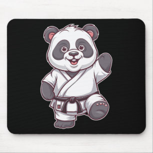 Karate Panda Martial Arts Panda für Panda Fans Mousepad
