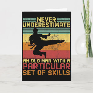 Karate Papa Kampfsport Ruhestand Karate Karte