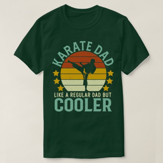 Karate Papa wie ein normaler Vater, aber cooler Vi T-Shirt (Design vorne)