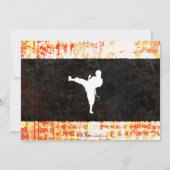 Karate-Party Einladung (Rückseite)