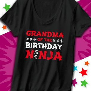 Karate Party Kinder Oma des Geburtstages Ninja T-Shirt