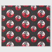 Karate Pattern Geschenkpapier (Flach)