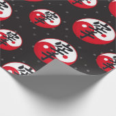 Karate Pattern Geschenkpapier (Ecke)