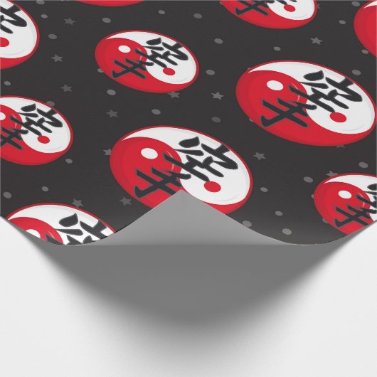 Karate Pattern Geschenkpapier (Ecke)