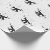 Karate Pattern Geschenkpapier (Ecke)