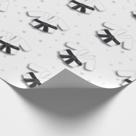 Karate Pattern Geschenkpapier (Ecke)