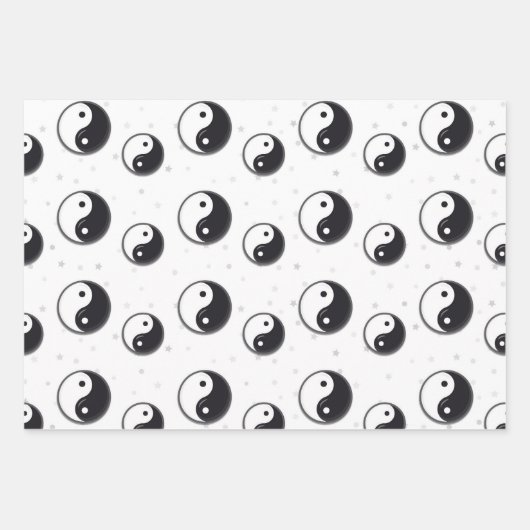 Karate Pattern Geschenkpapier Set (Vorderseite)