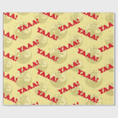 Karate Pattern Wrapping Paper Geschenkpapier (Flach)