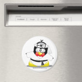 Karate Penguin Magnet (In Situ (Geschirrspüler))
