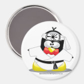 Karate Penguin Magnet (Vorderseite/Rückseite)