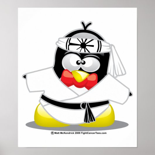 Karate Penguin Poster (Vorne)