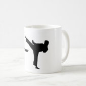 "Karate-" personalisierte Tasse (VorderseiteRechts)