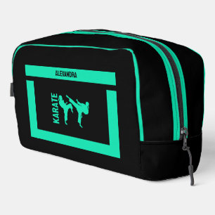 Karate Player Girl, Geburtstagsgeschenk, Frauenkar Waschbeutel