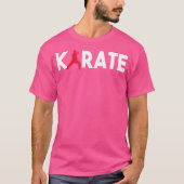 Karate Player Shirt Karate Liebe-R Gift (Vorderseite)