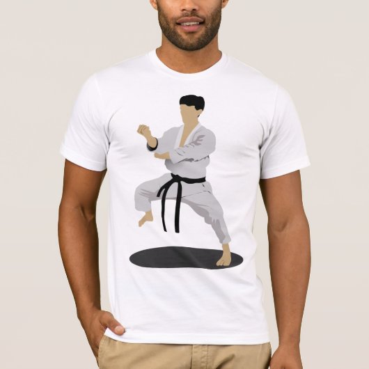 Karate Pose Mens T - Shirt (Vorderseite)