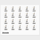 Karate Pose Stickers (Blatt)