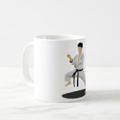 Karate Pose Tasse (Vorderseite Links)