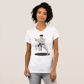 Karate Pose Womens T - Shirt (Vorne ganz)