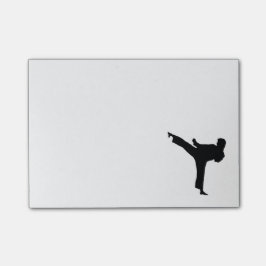 Karate-Post-Itanmerkungen Post-it Klebezettel