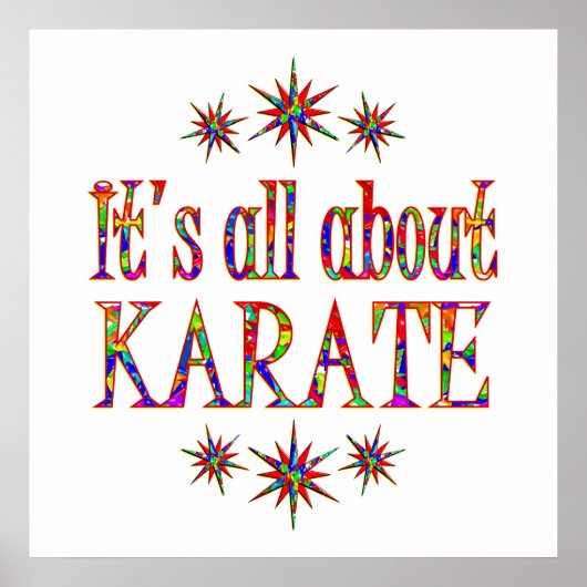 KARATE POSTER (Vorne)