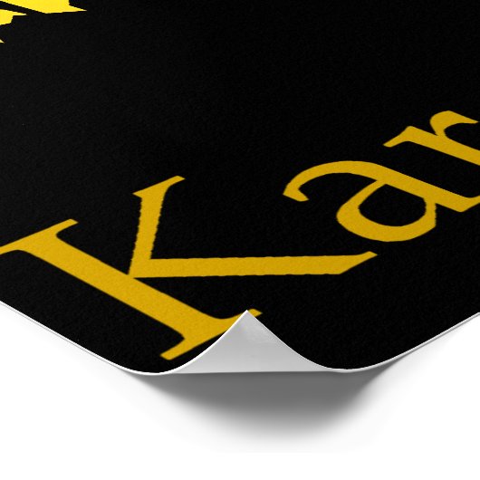 Karate Poster (Ecke)