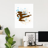Karate Poster (Heimbüro)
