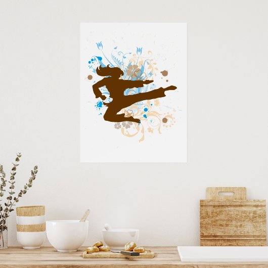 Karate Poster (Küche)