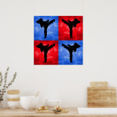 Karate Poster (Küche)