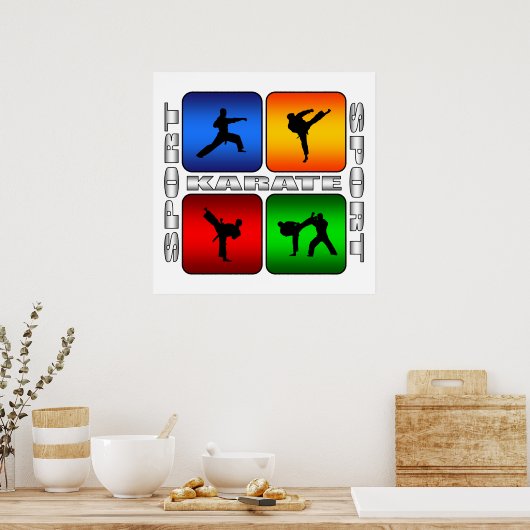 Karate Poster (Küche)