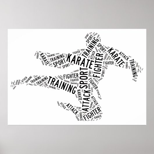Karate Poster (Vorne)