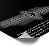 Karate-Poster Poster (Ecke)