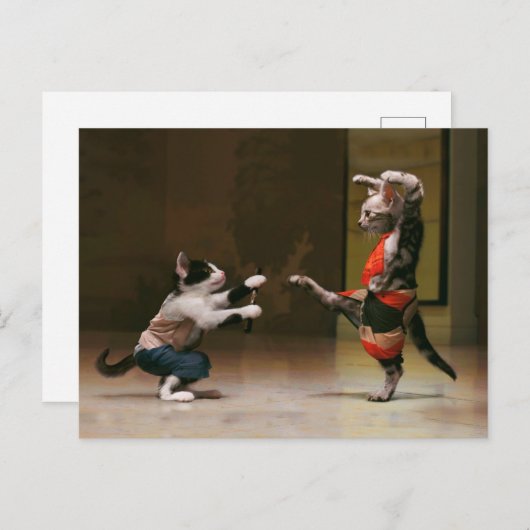 Karate Postkarte (Vorne/Hinten)