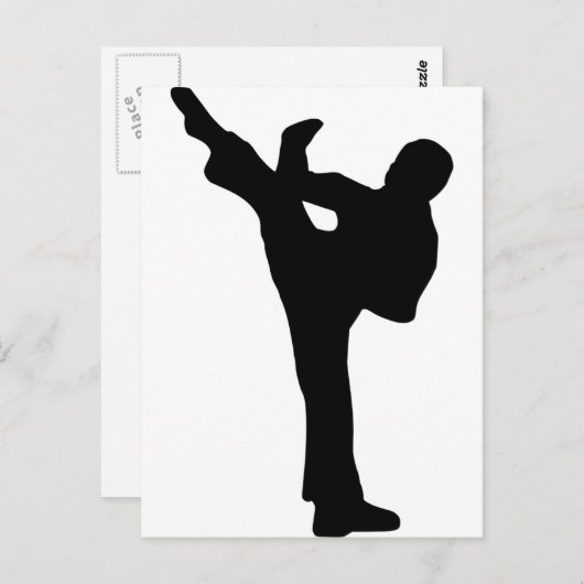 Karate Postkarte (Vorne/Hinten)